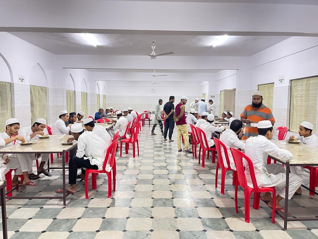 Spacious Dining Hall for hostellers