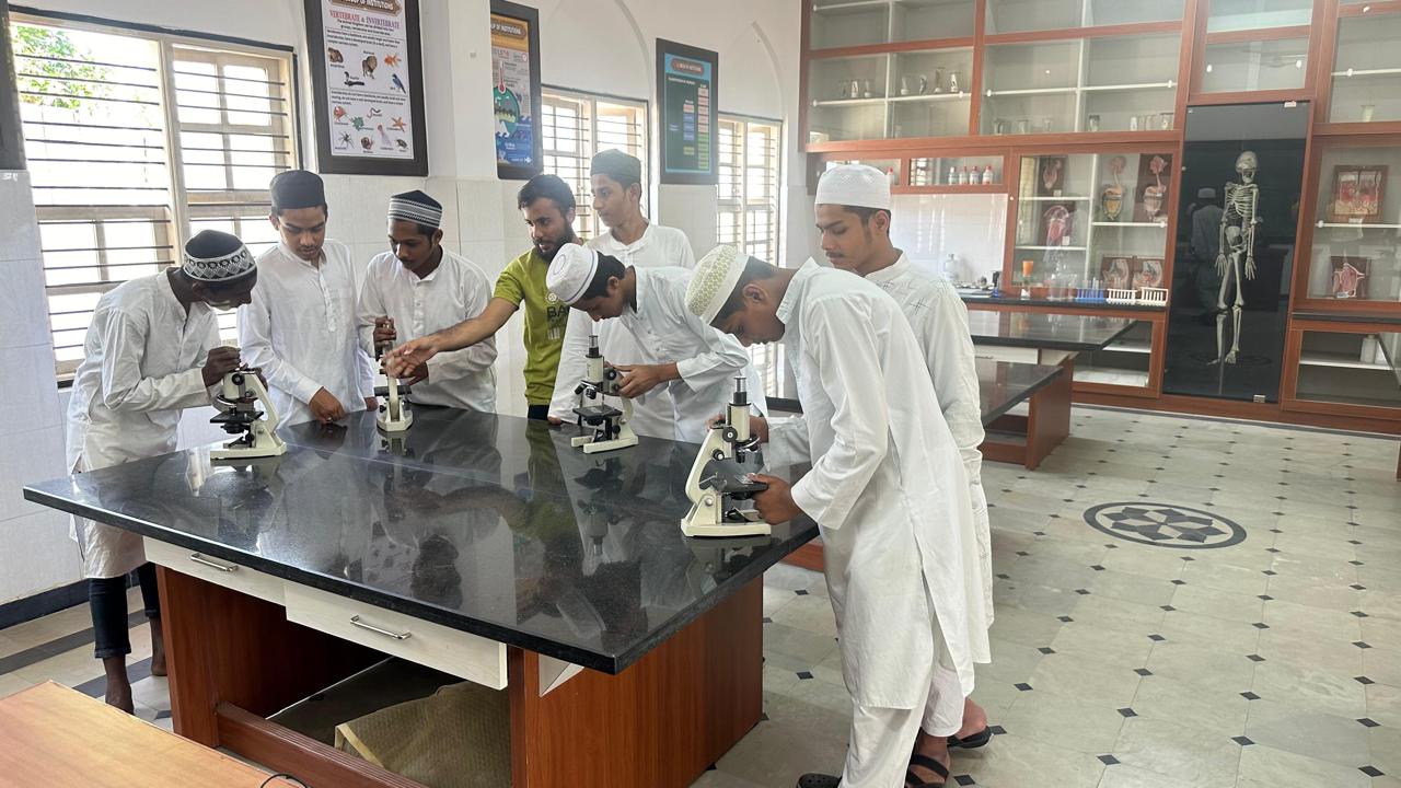 Well Equipped Labs in the college to give hands on experience to Science studentsto