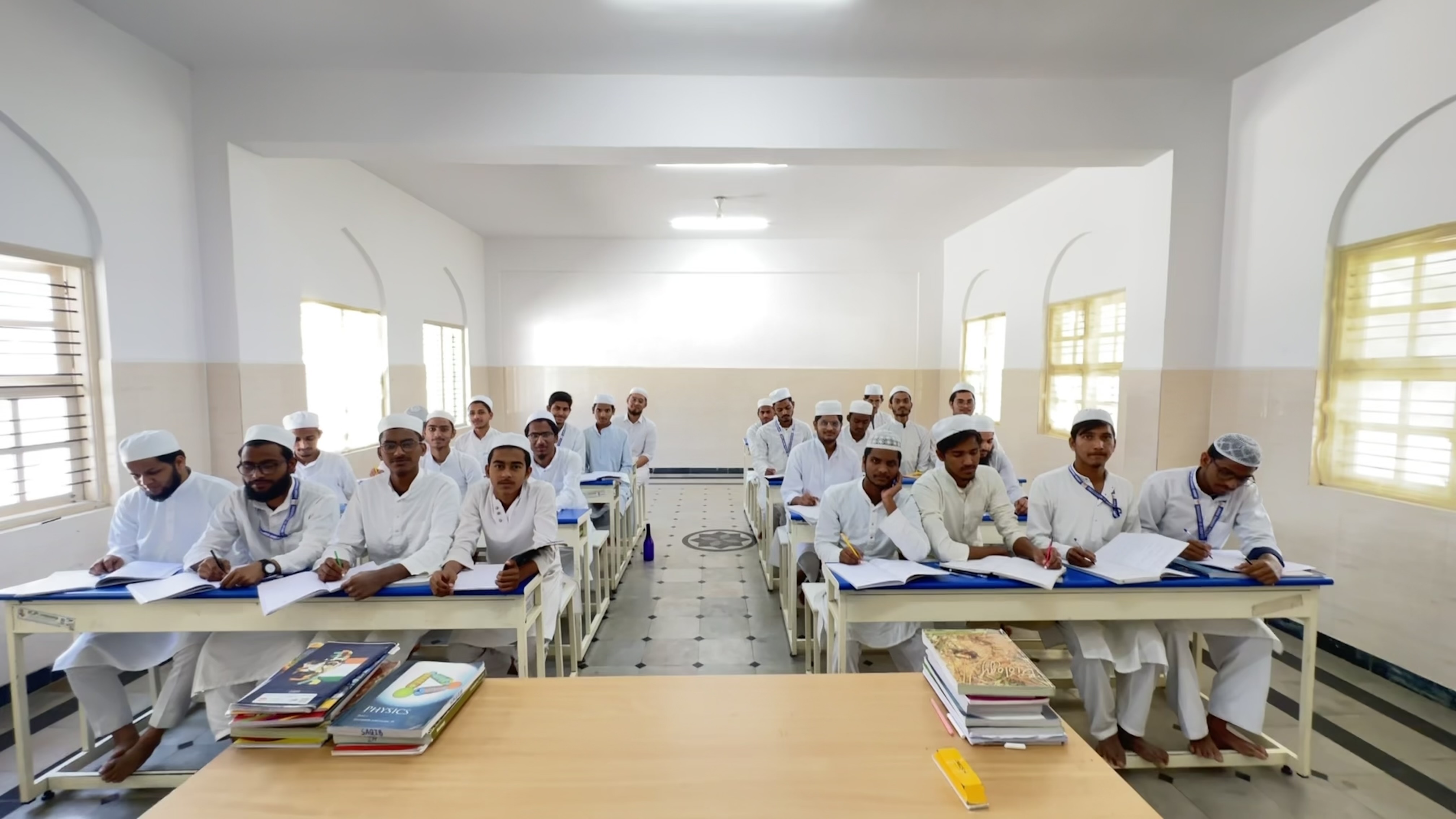 A View of College Class Room