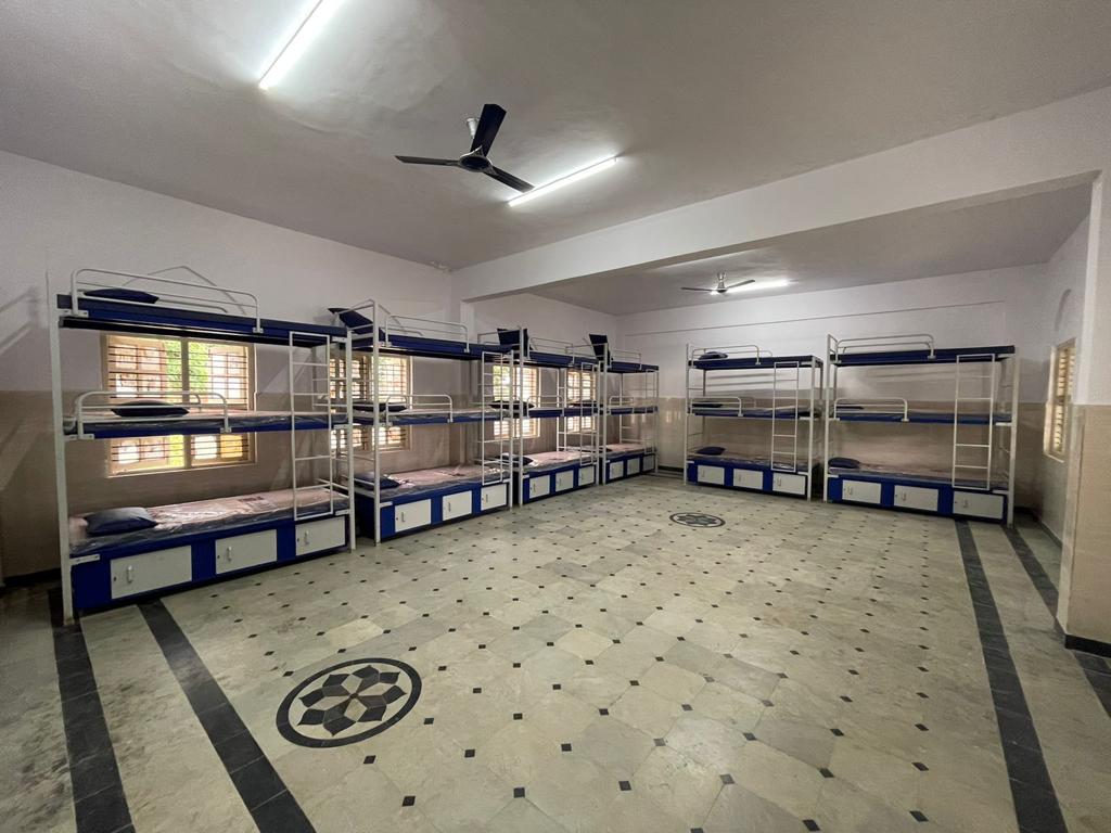 A View of College Dormitory Room